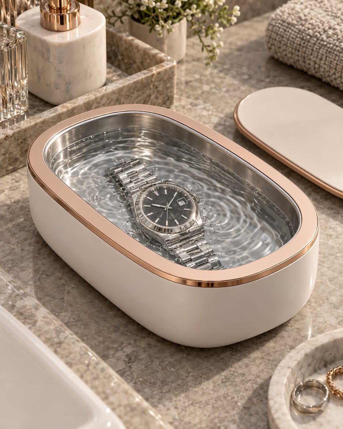 Pro 45,000Hz Ultrasonic Jewelry & Specs Bath